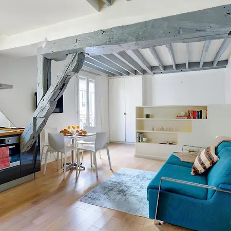 Apartman Flat Near Le Marais & Pompidou Párizs