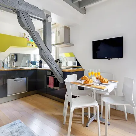 Appartement Flat Near Le Marais & Pompidou *
